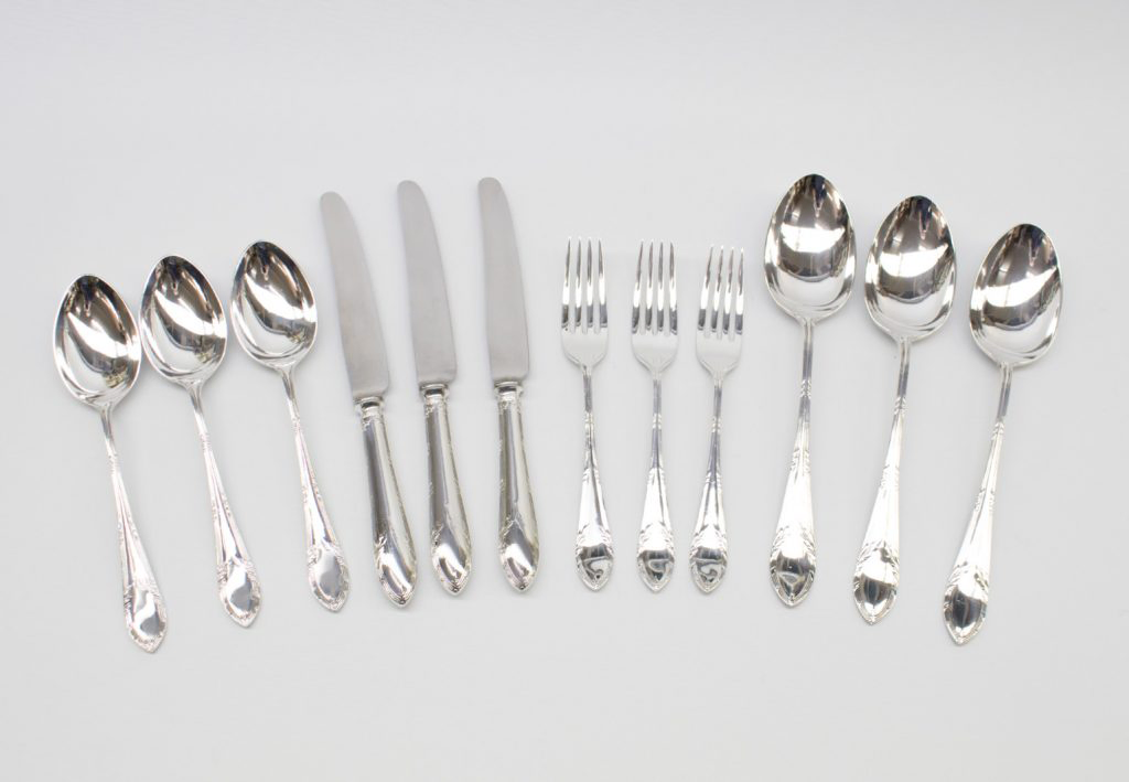 Silver cutlery restoration