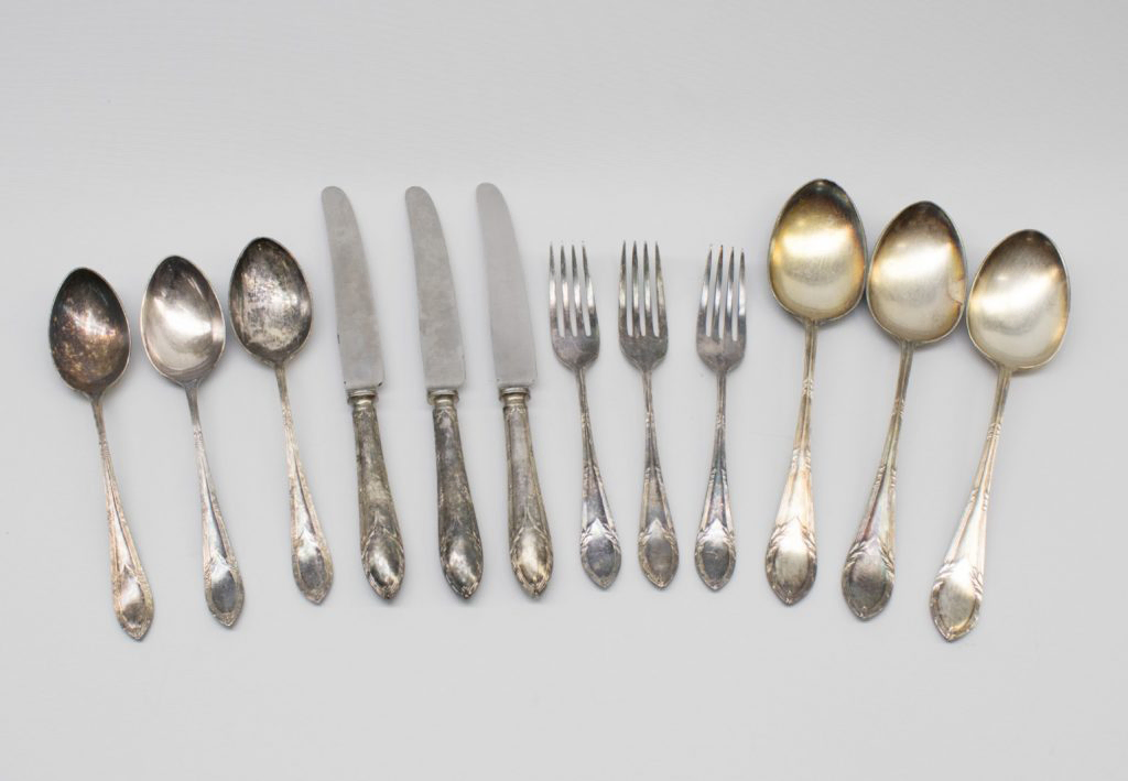 Silver cutlery restoration