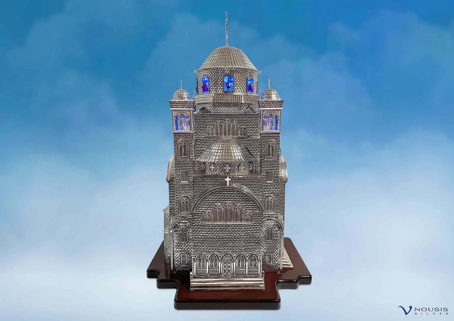 Bespoke silver tabernacle • Православная церковная утварь