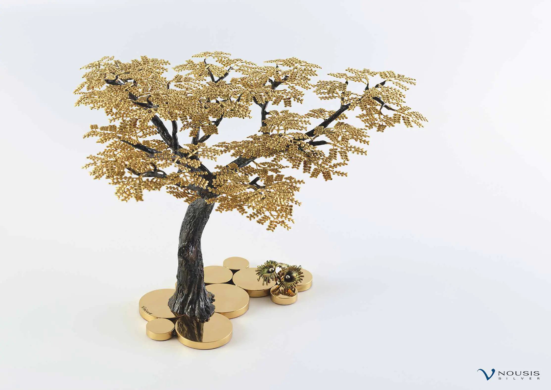 Hand made bronze African tree sculpture (AFT-BB-1.1)