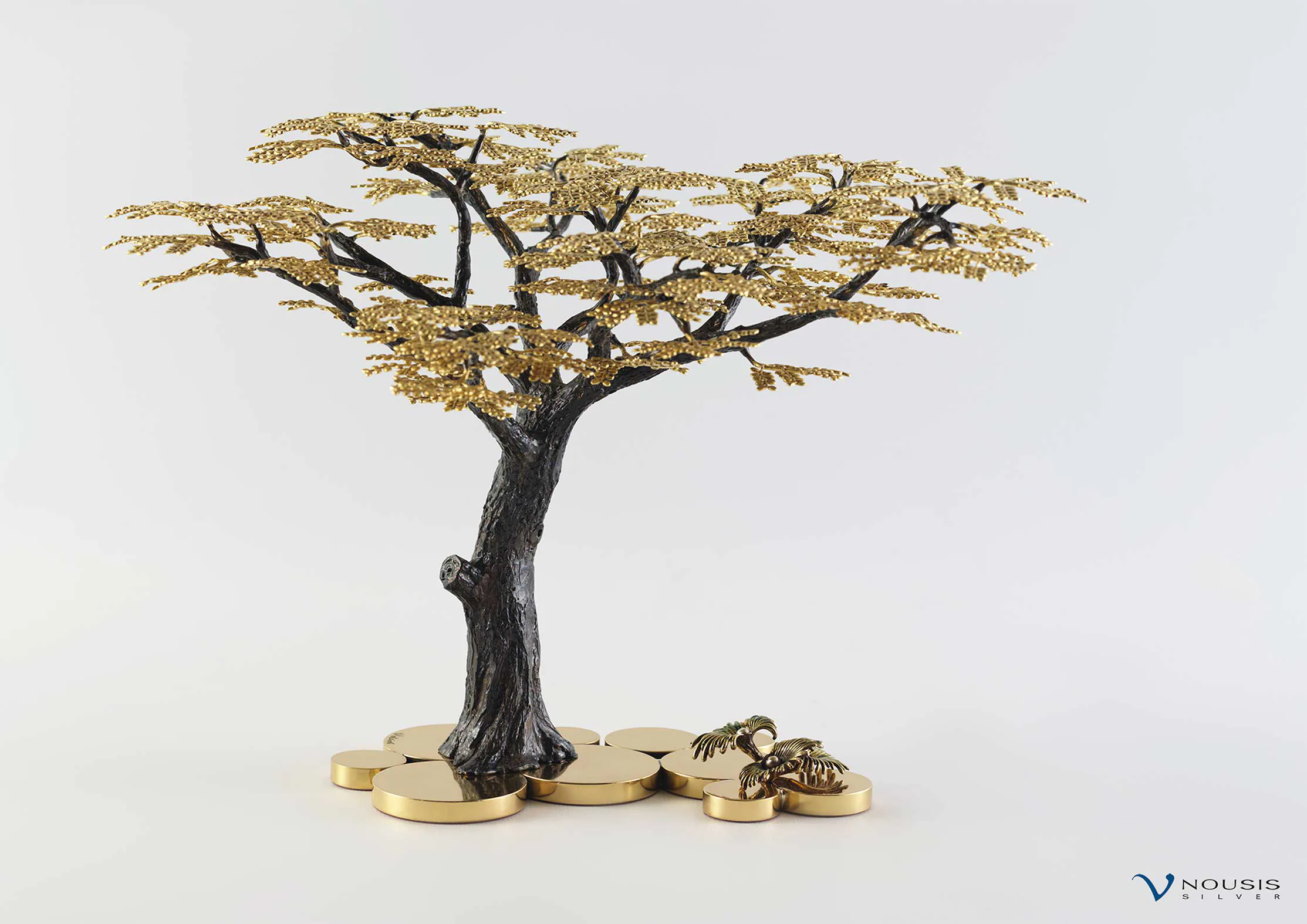 Hand made bronze African tree sculpture (AFT-BB-1.3)