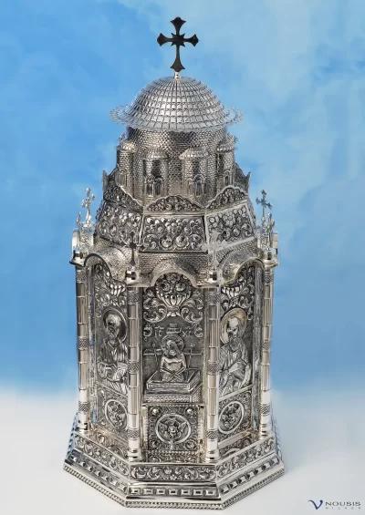 Sterling silver altar tabernacle (ART8-1.1) • Ecclesiastical silver items • Church supplies