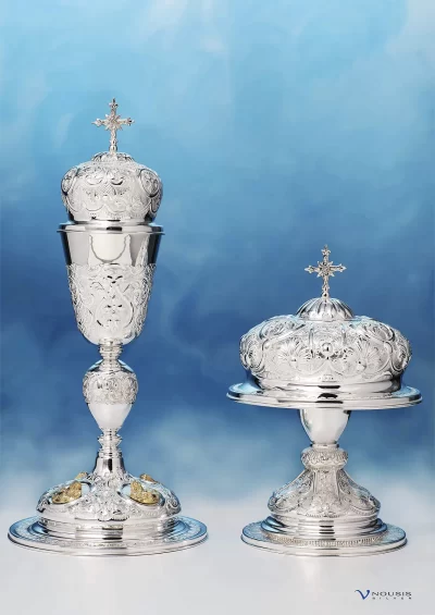 Sterling silver chalices (DIS1-1.1) • Ecclesiastical silver items, Icon, Cross, Chalices, Lamps, Church supplies