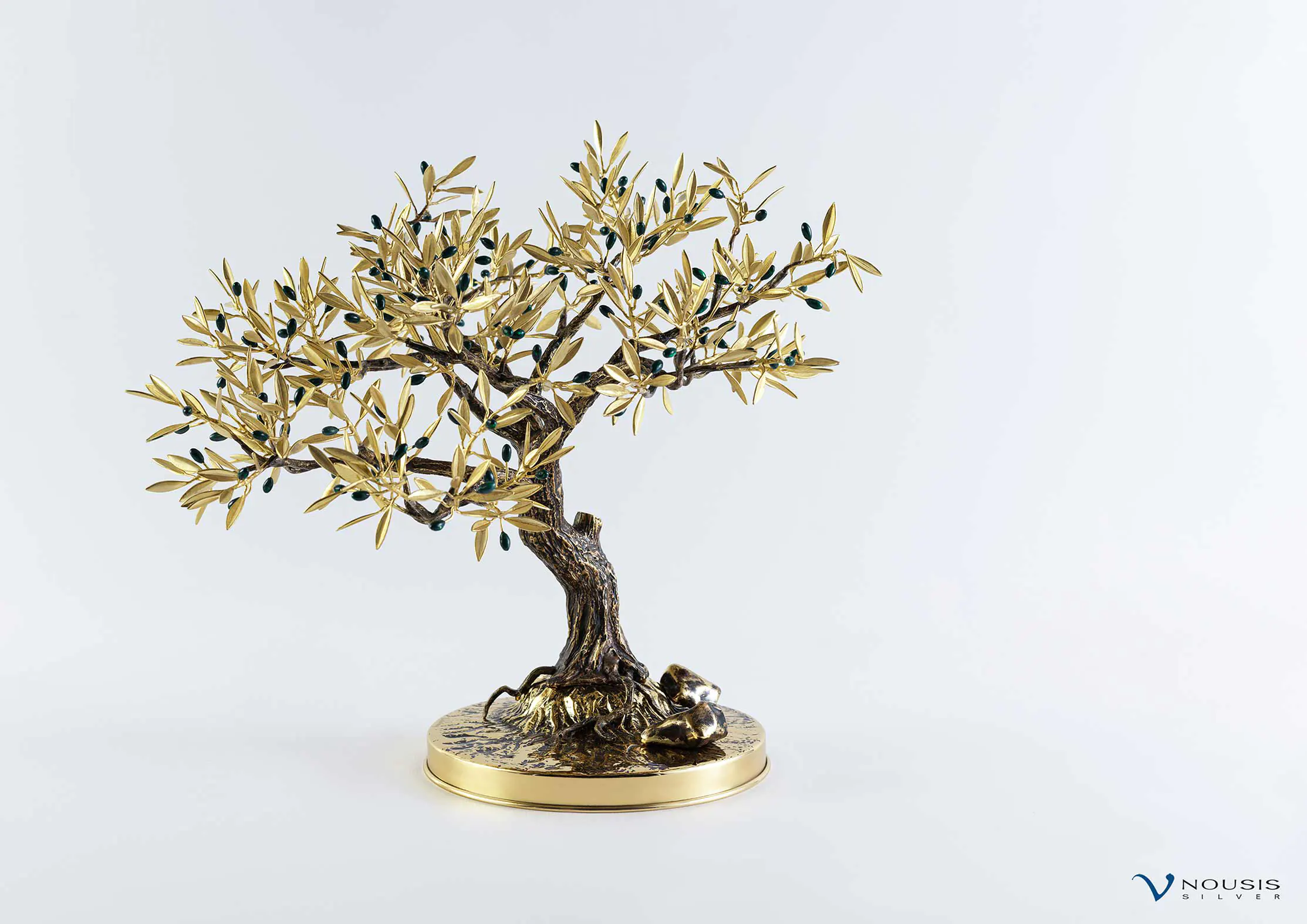 Brass Olive Tree 