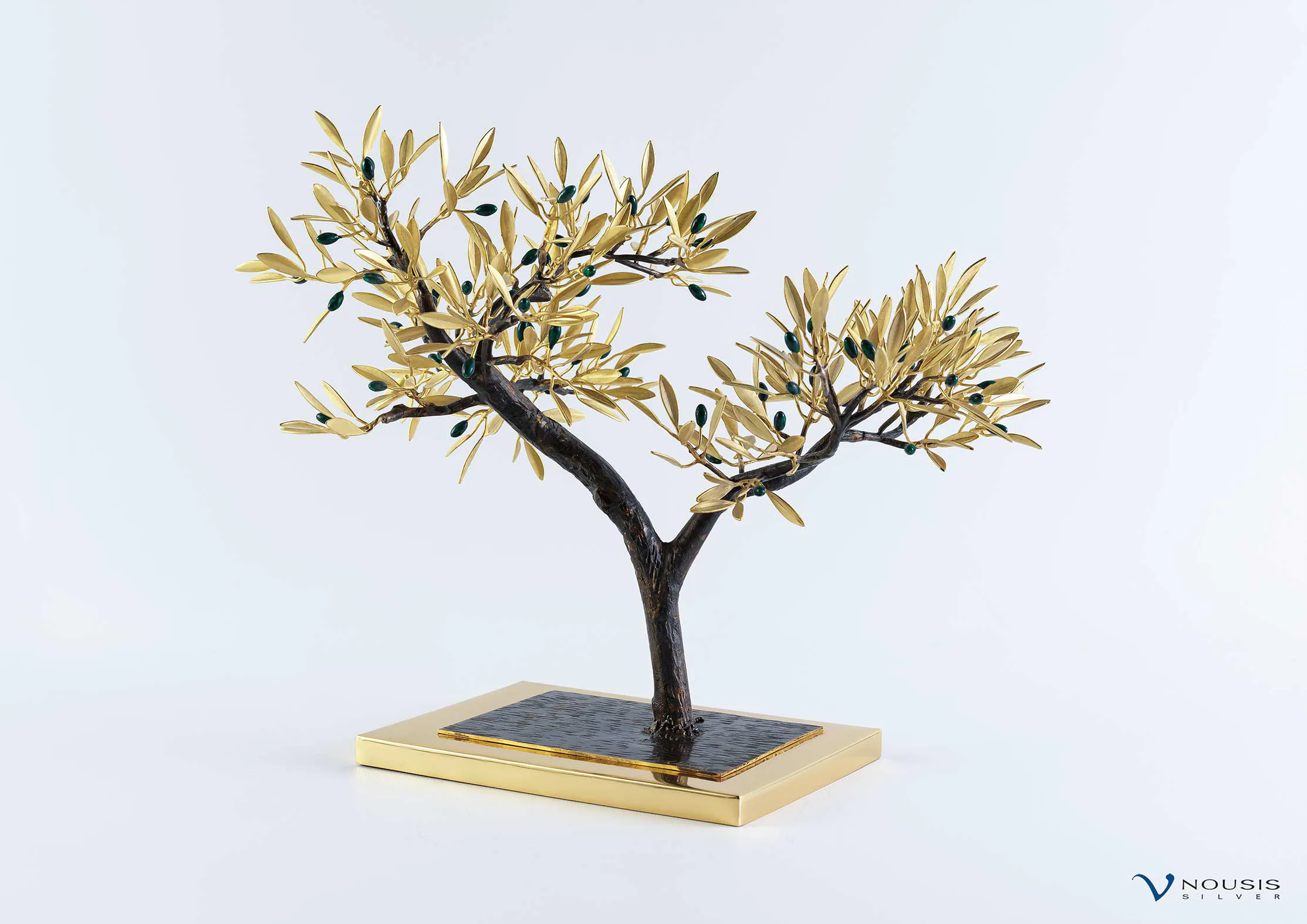 Bronze olive tree sculpture (O-BB-4.1)