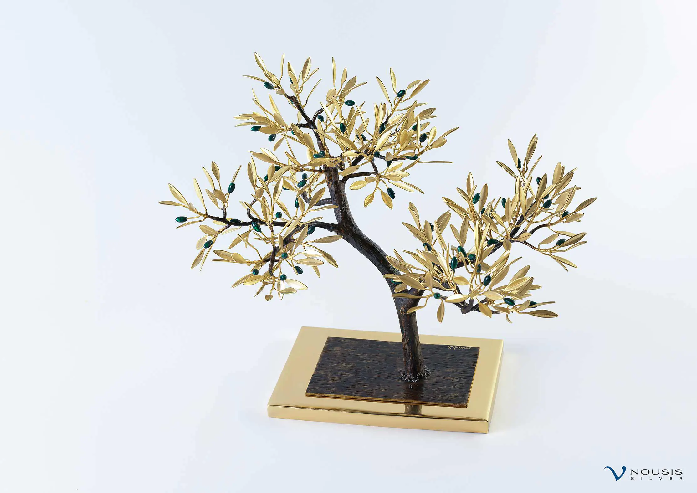 Bronze olive tree sculpture (O-BB-4.2)