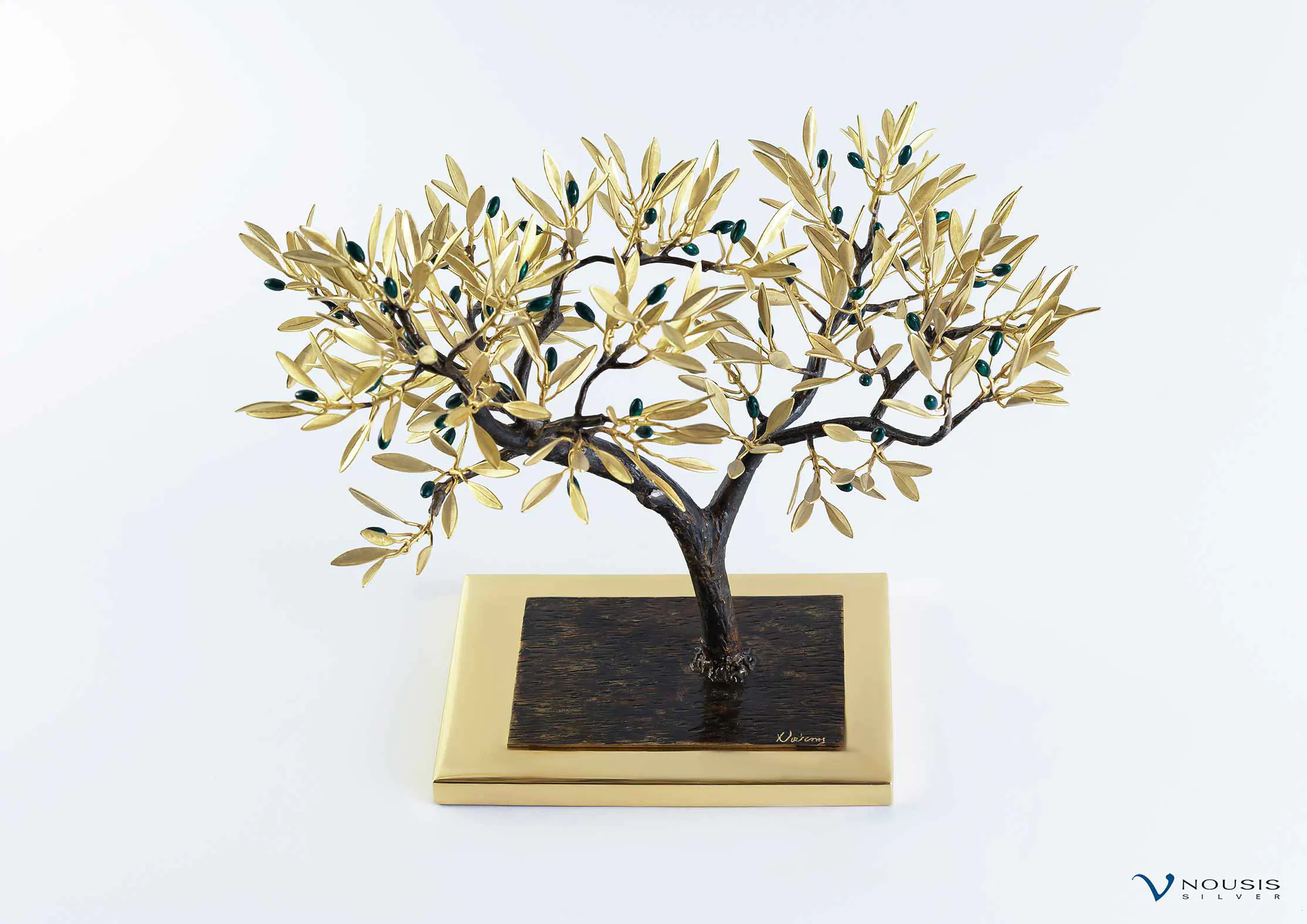 Bronze olive tree sculpture (O-BB-4.4)