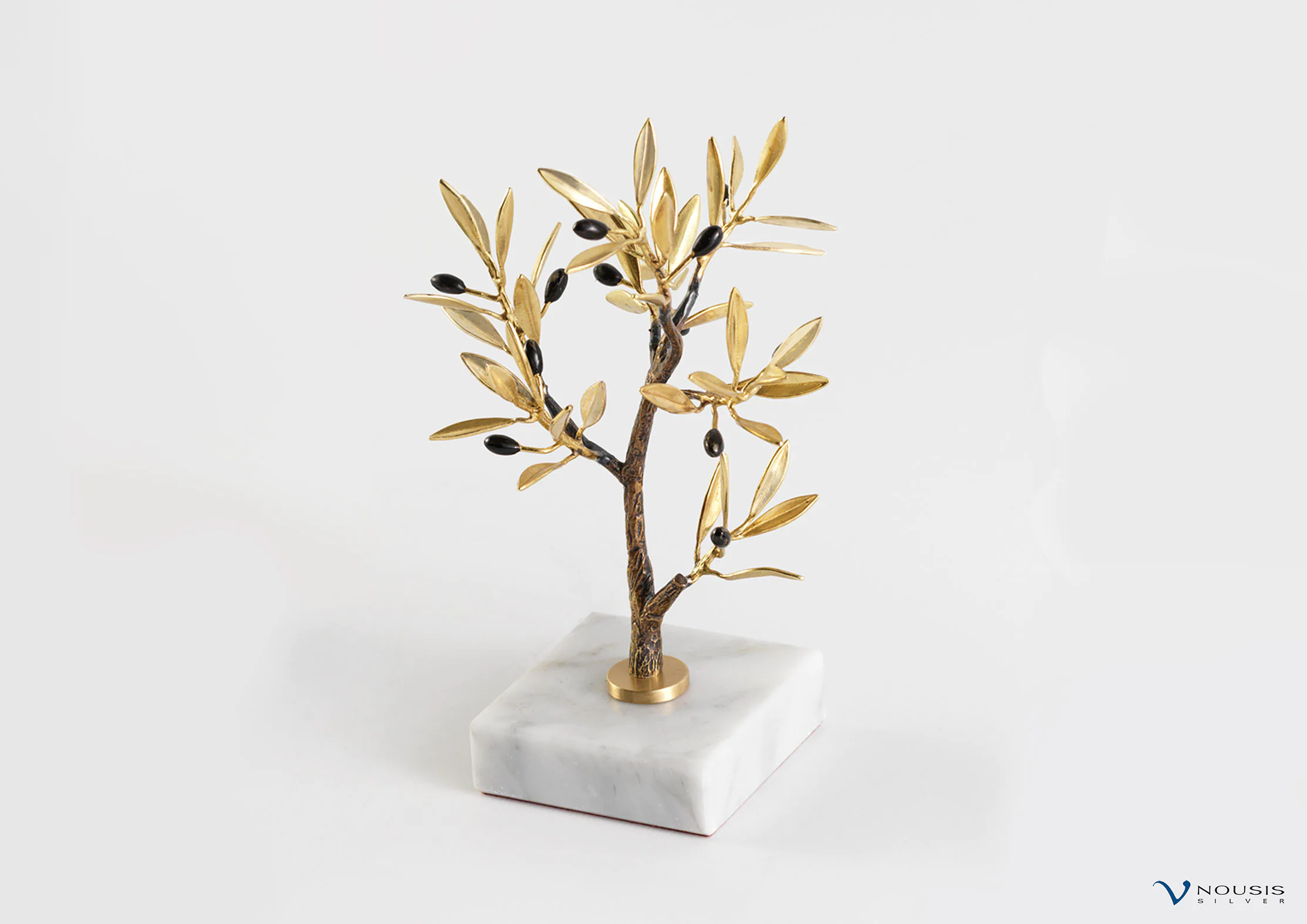 Hand made bronze olive tree sculpture (O-BS-1.2)