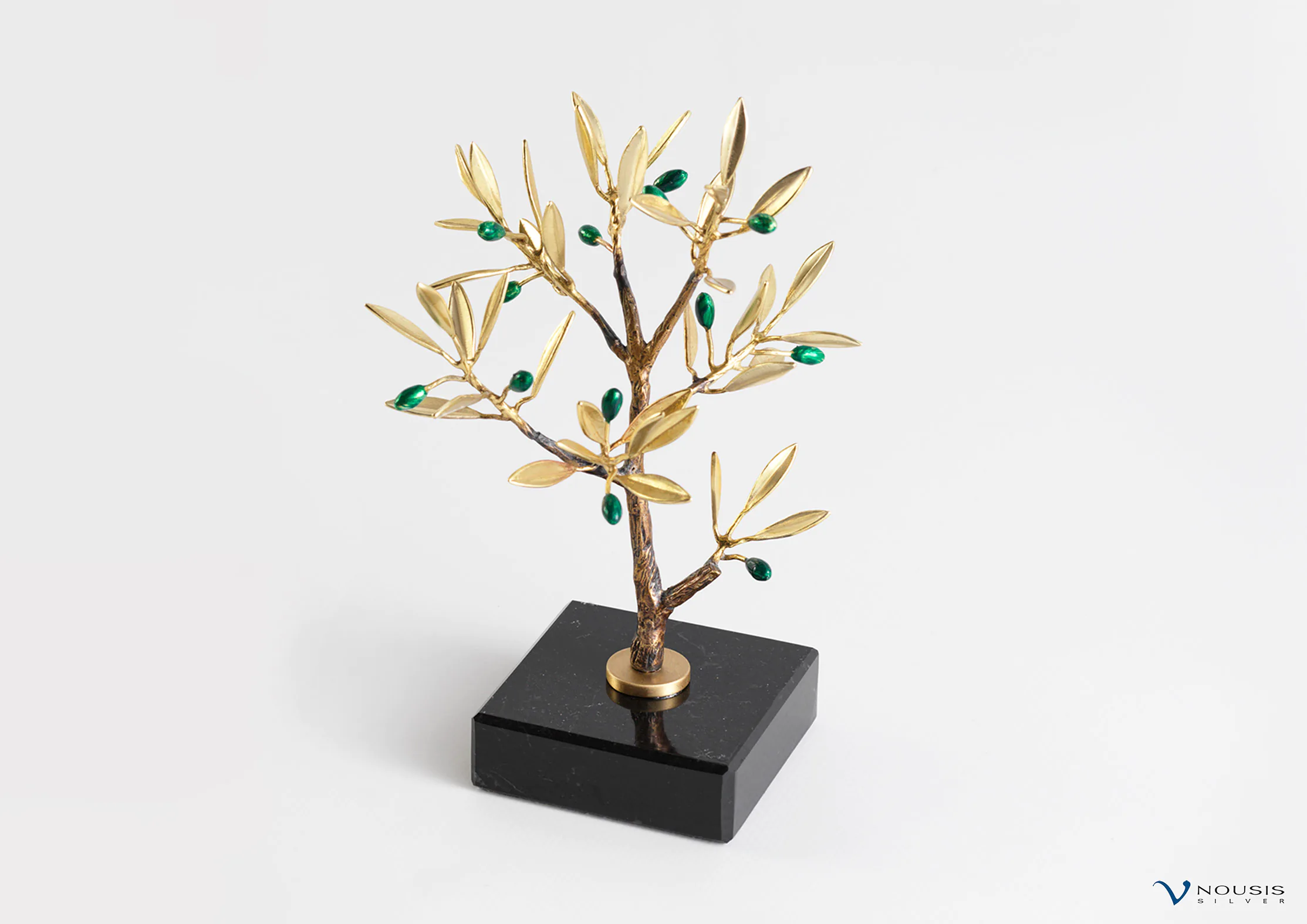 Hand made bronze olive tree sculpture (O-BS-2.2)