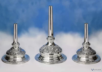 Sterling silver ecclesiastical Cherubim base (EKSV2-1.2) • Church utensils