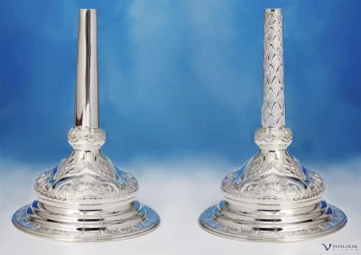 Sterling silver ecclesiastical Cherubim's base (EKSV2-1.1 & 2.1) • Ecclesiastical items • Church utensils