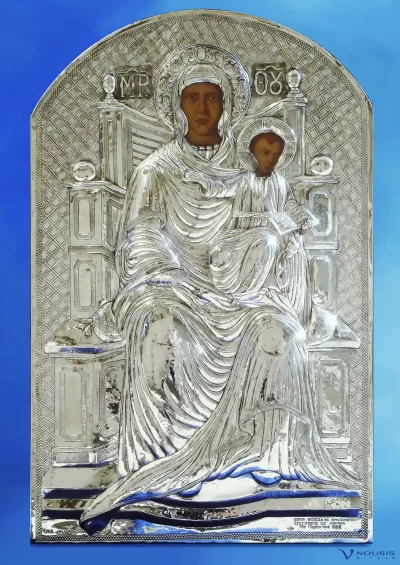 Byzantine sterling silver icon Panagia (IKO.P-2.1) • Ecclesiastical silver items, Icon, Cross, Chalices, Lamps • Church supplies