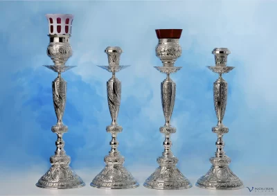 Sterling silver vigil lamps (KANT.G-1&2) • Ecclesiastical church utensils • Liturgical items • Limassol - Cyprus