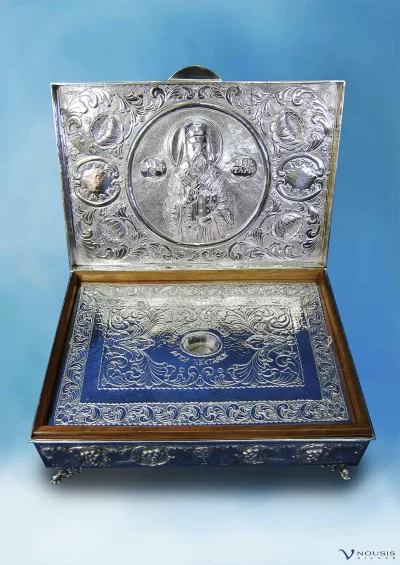 Sterling silver reliquary (LIP-3.1) • Ecclesiastical silver items, Icon, Cross, Chalices, Lamps • Church utensils