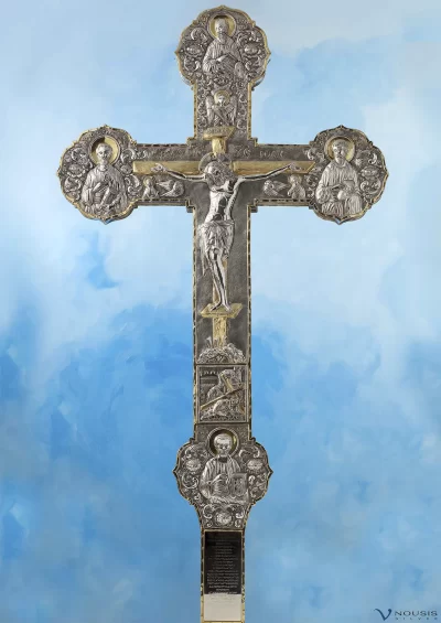 Sterling silver cross (STA-1.1) • Church supplies • Ecclesiastical items • Church utensils