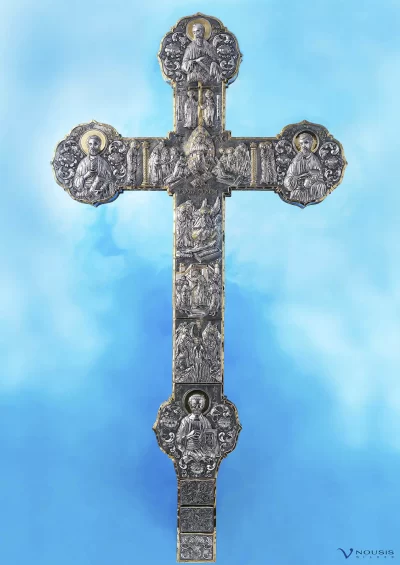 Sterling silver cross (STA-1.2) • Church supplies • Ecclesiastical items • Church utensils