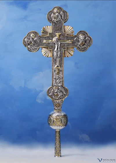 Sterling silver cross (STA-2.1) • Church supplies • Ecclesiastical items • Church utensils