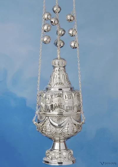 Sterling silver Thurible (THI.A-2.1) • Ecclesiastical church utensils • Limassol - Cyprus