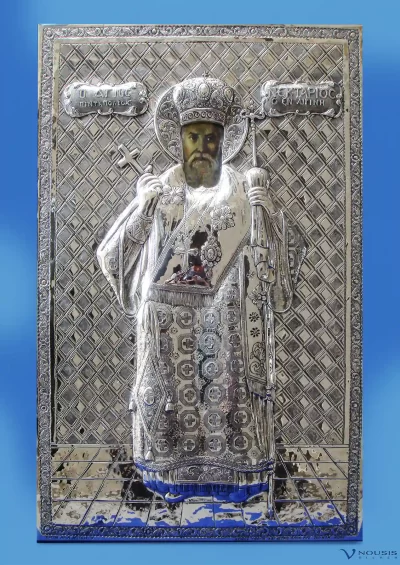 Sterling silver icon (IKO.A-1.1) • Ecclesiastical silver items, Icon, Cross, Chalices, Lamps • Church supplies