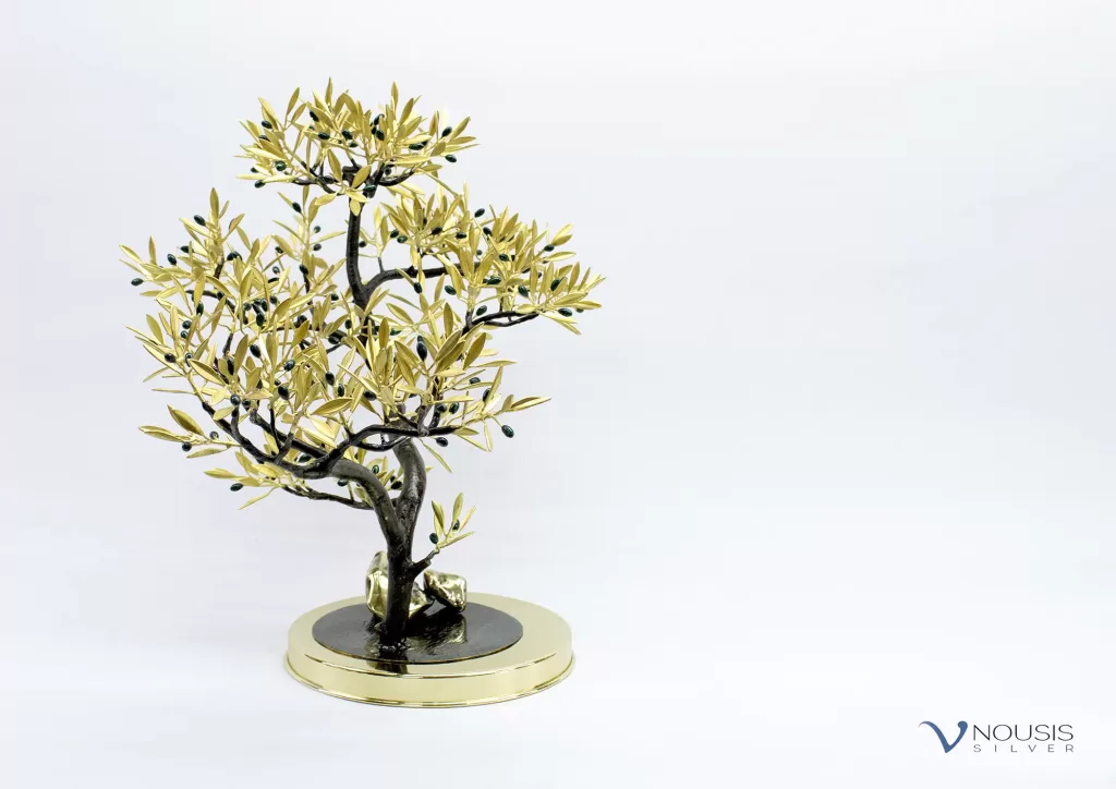 Bronze Olive Tree Sculpture (O-BB-6.3) • Бронзовое оливковое дерево