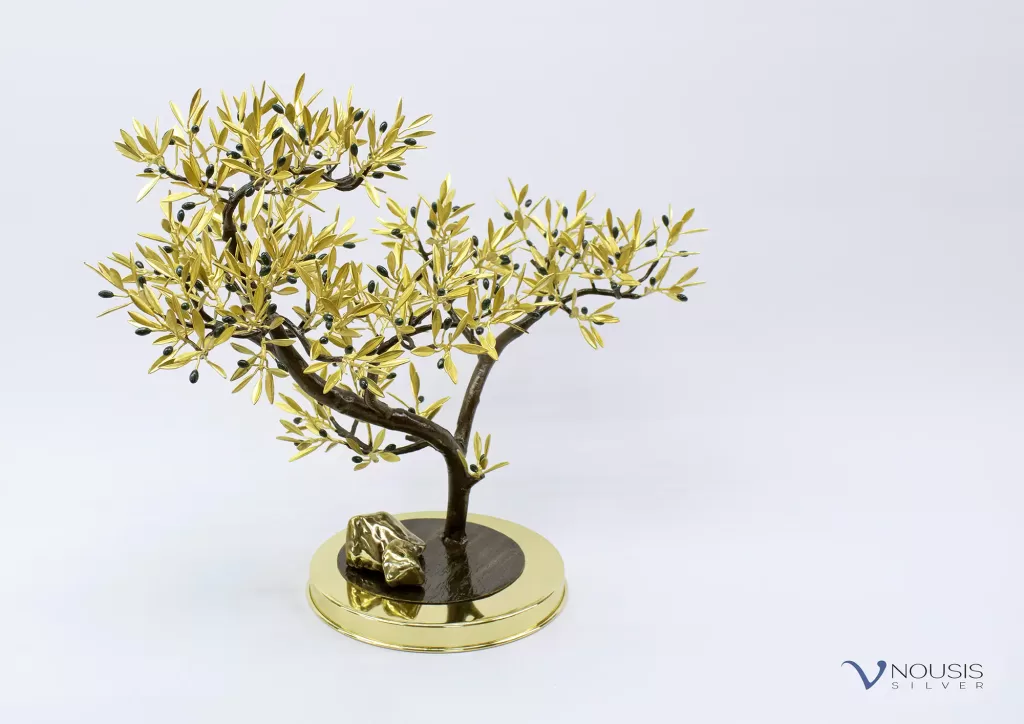 Bronze Olive Tree Sculpture (O-BB-6.2) • Бронзовое оливковое дерево